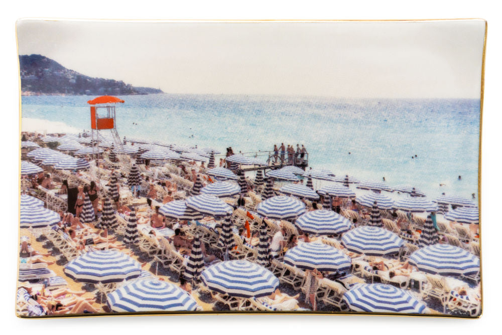 The French Riviera Porcelain Tray by Gray Malin