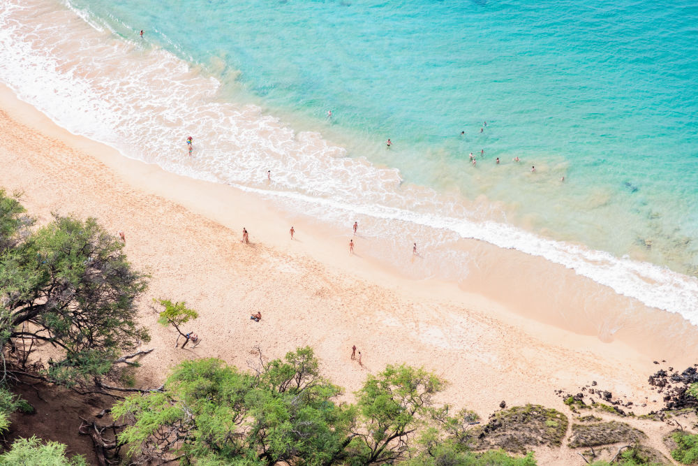 Photography by Gray Malin of Nude Beach, Maui