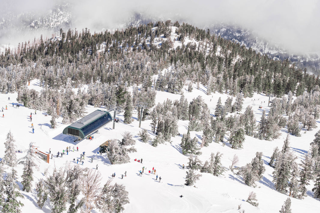 Photography by Gray Malin of Olympic Express, Heavenly, Lake Tahoe