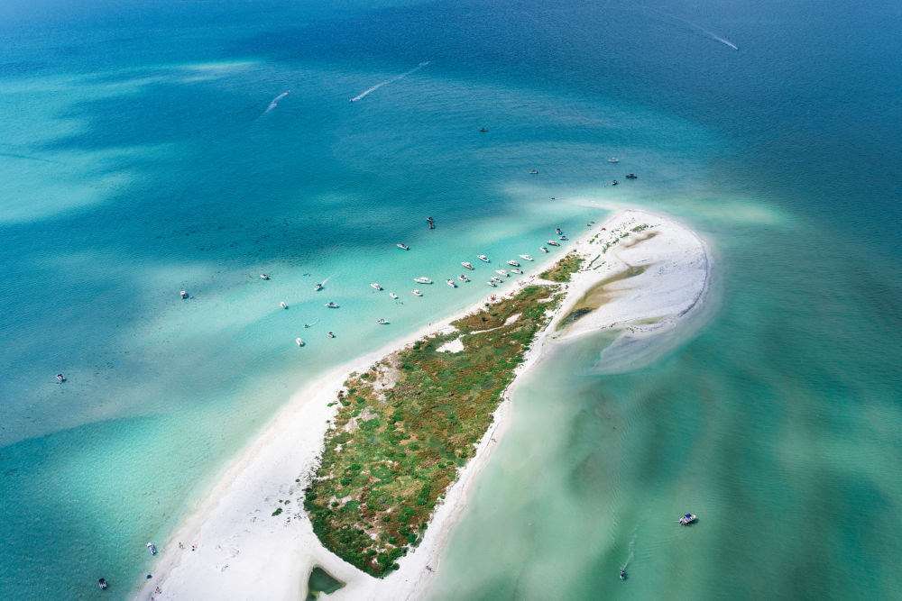 Photography by Gray Malin of Passage Key, Anna Maria Island, Florida