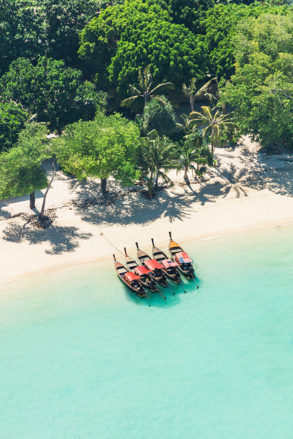 Photography by Gray Malin of Phi Phi Island, Thailand