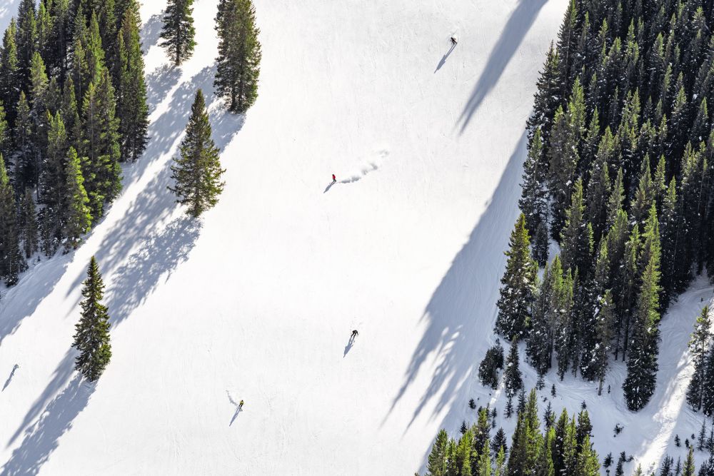 Photography by Gray Malin of Pickeroon Skiers, Vail