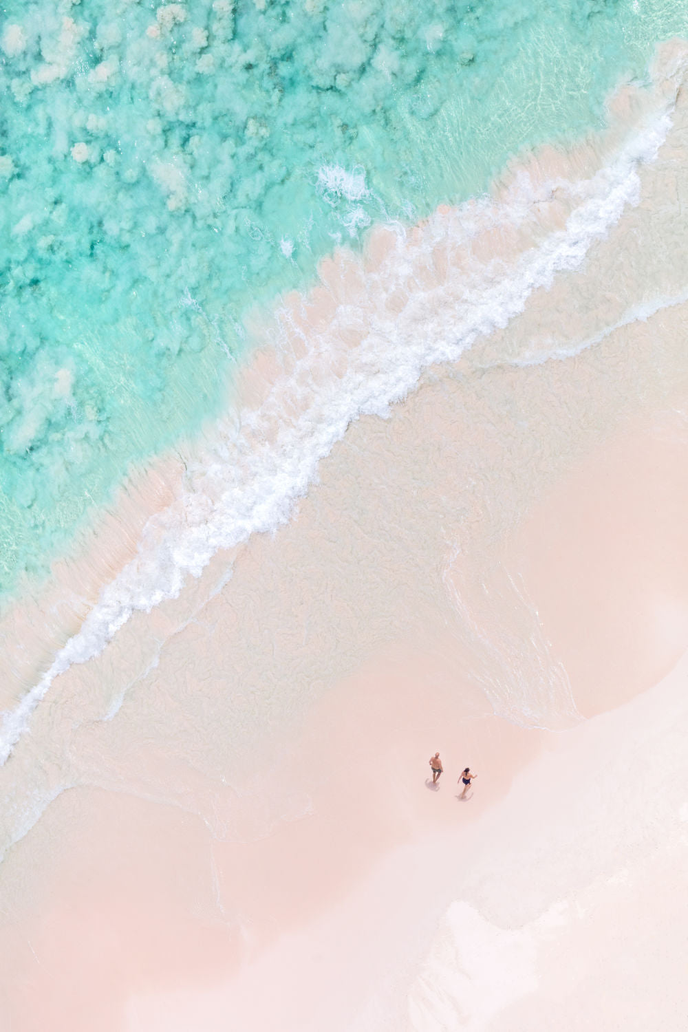 Photography by Gray Malin of Pink Sand Stroll Vertical, Harbour Island