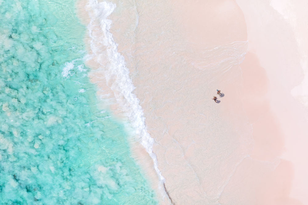 Photography by Gray Malin of Pink Sand Stroll, Harbour Island