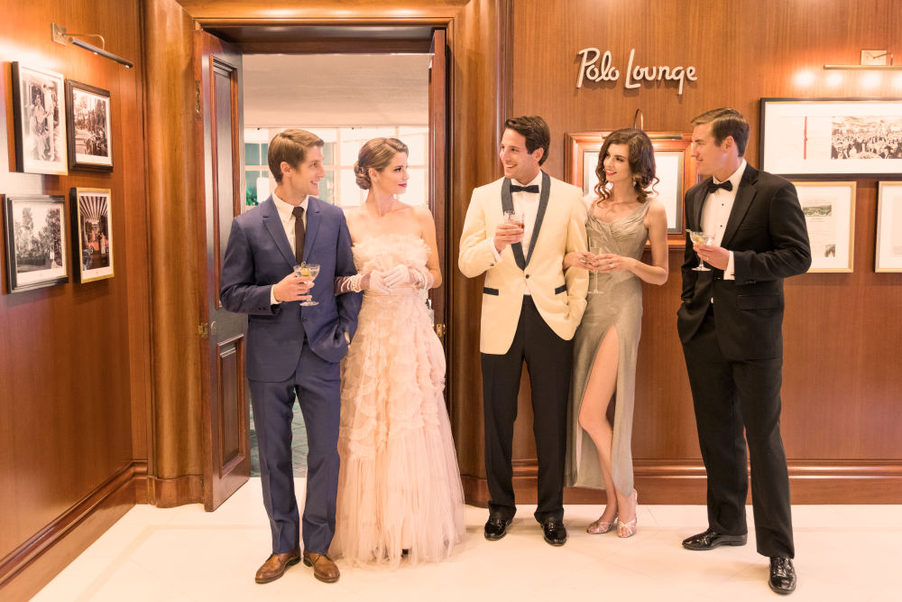 Photography by Gray Malin of Polo Lounge, Beverly Hills Hotel