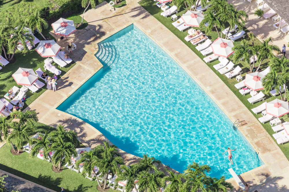 Photography by Gray Malin of Pool Day, Bahamas