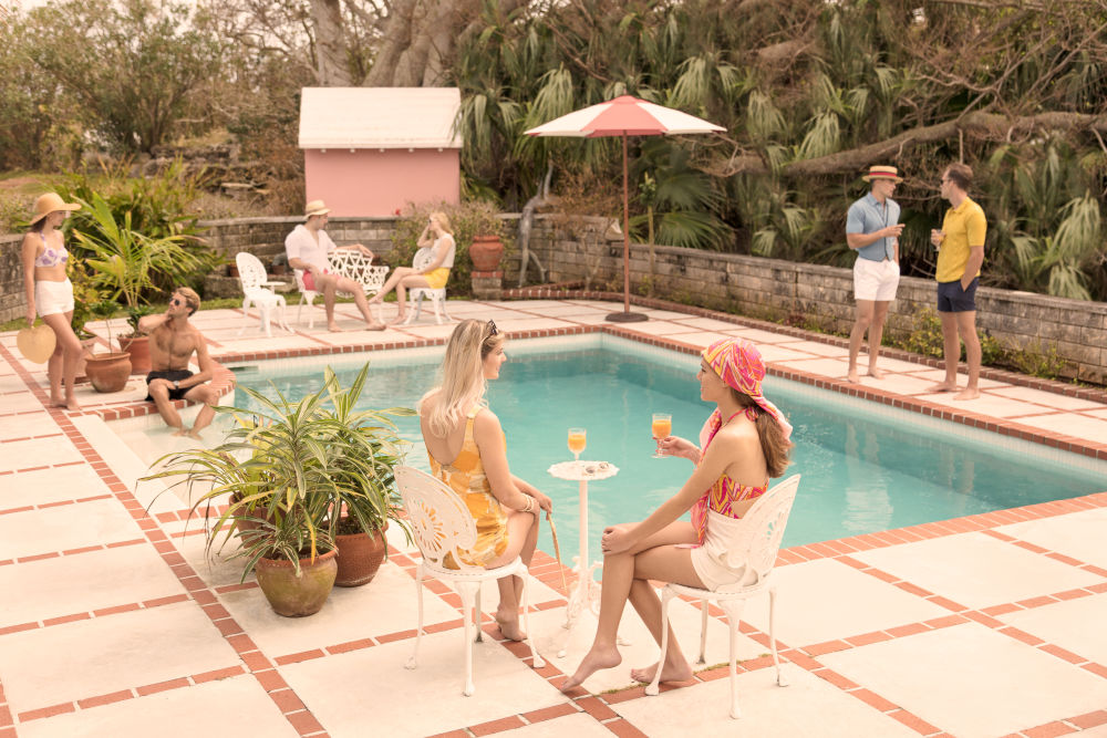 Photography by Gray Malin of Poolside, Bermuda