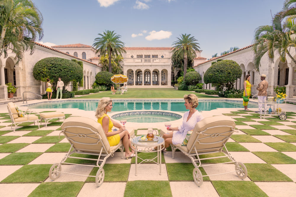 Photography by Gray Malin of Poolside at La Follia, Palm Beach