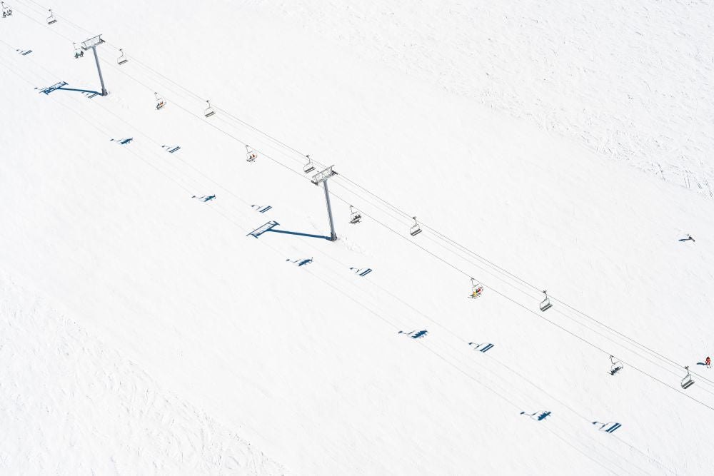 Photography by Gray Malin of Poppyfields Chairlift, Vail