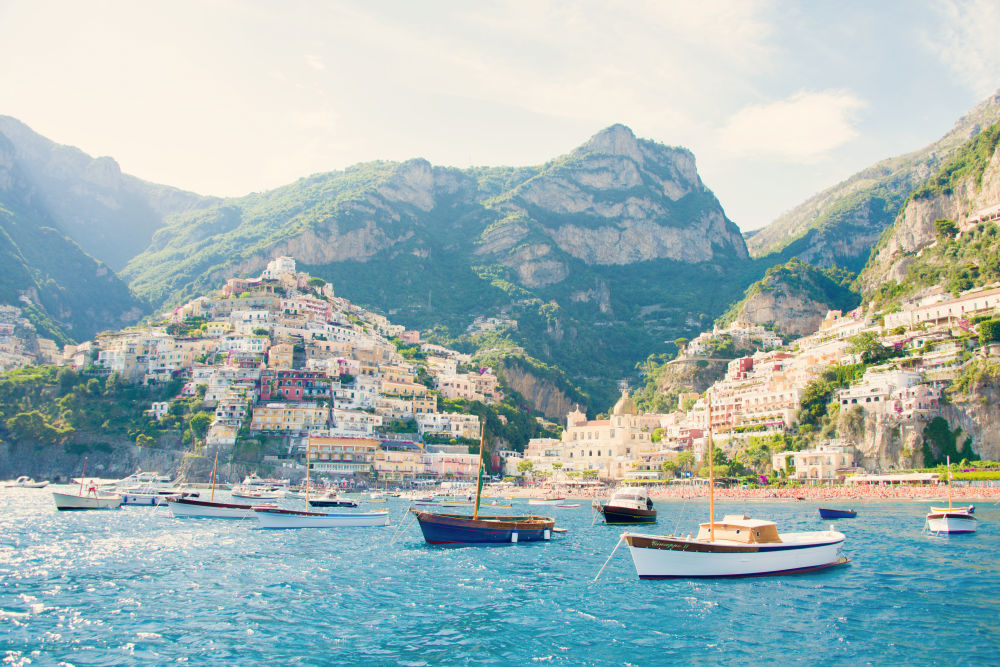 Photography by Gray Malin of Positano Coast Harbor