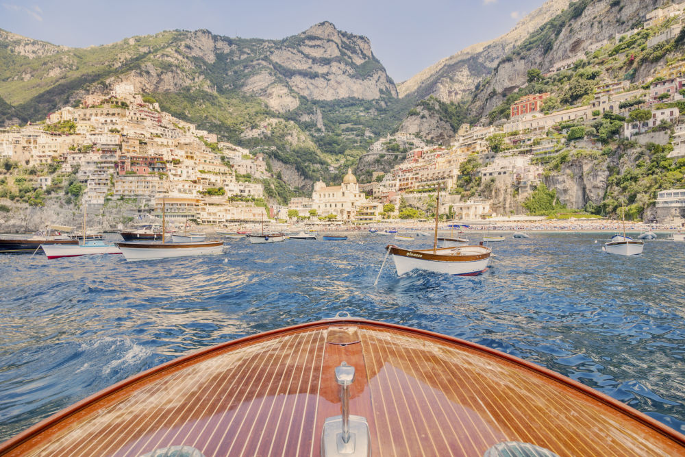 Photography by Gray Malin of Positano By Boat