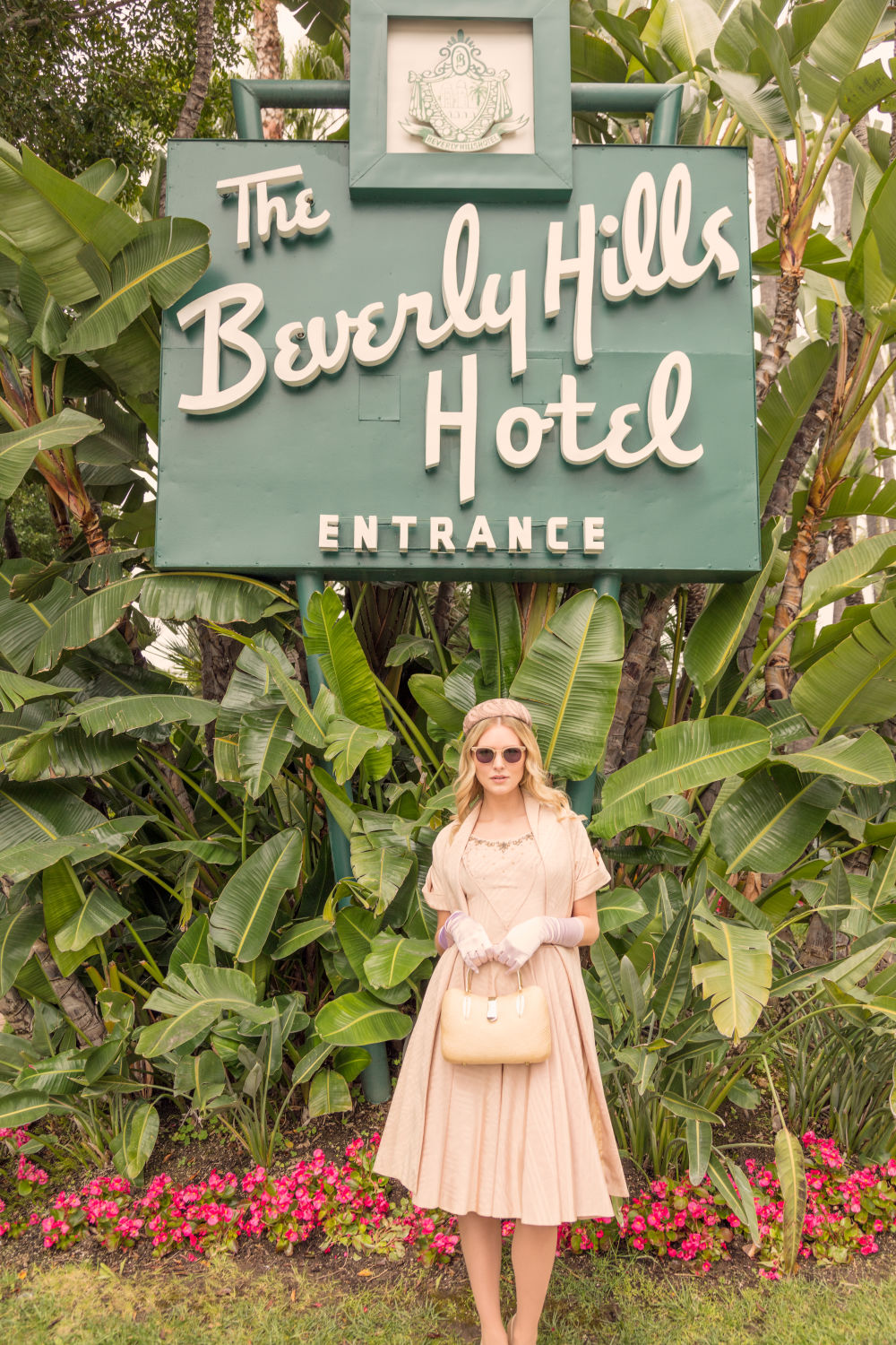 Photography by Gray Malin of Pretty in Pink, Beverly Hills Hotel