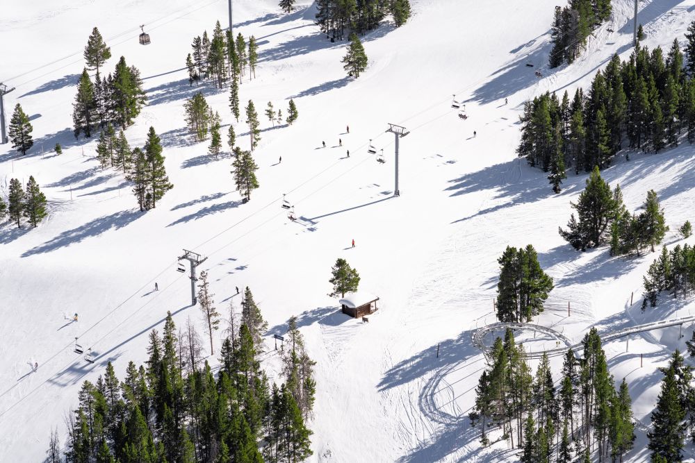 Photography by Gray Malin of Pride Express, Vail