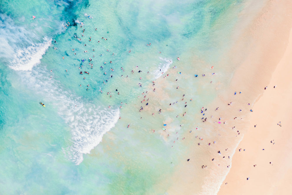 Photography by Gray Malin of Queenscliff Beach