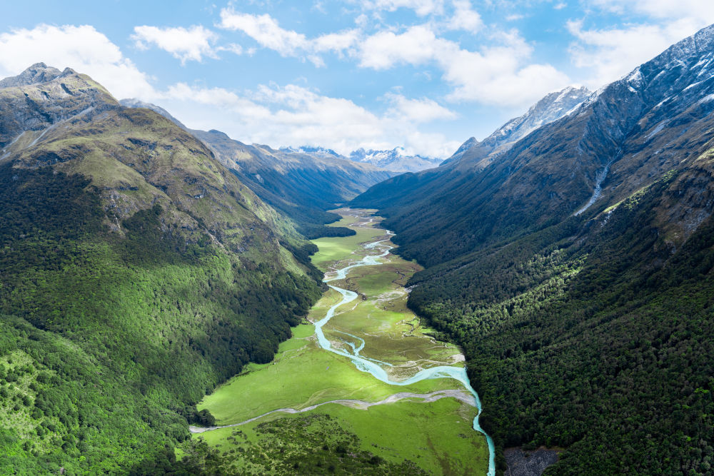 Photography by Gray Malin of Queenstown Valley, New Zealand