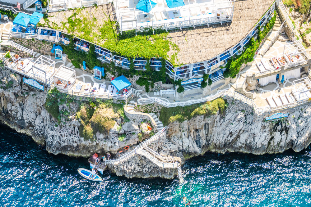 Photography by Gray Malin of Ristorante Il Riccio, Capri