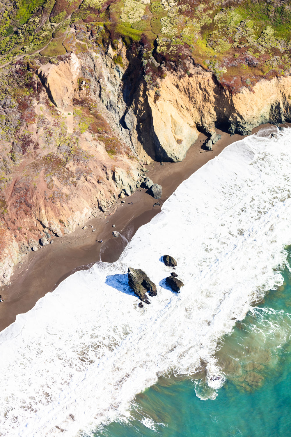 Photography by Gray Malin of Rodeo Beach, Marin County