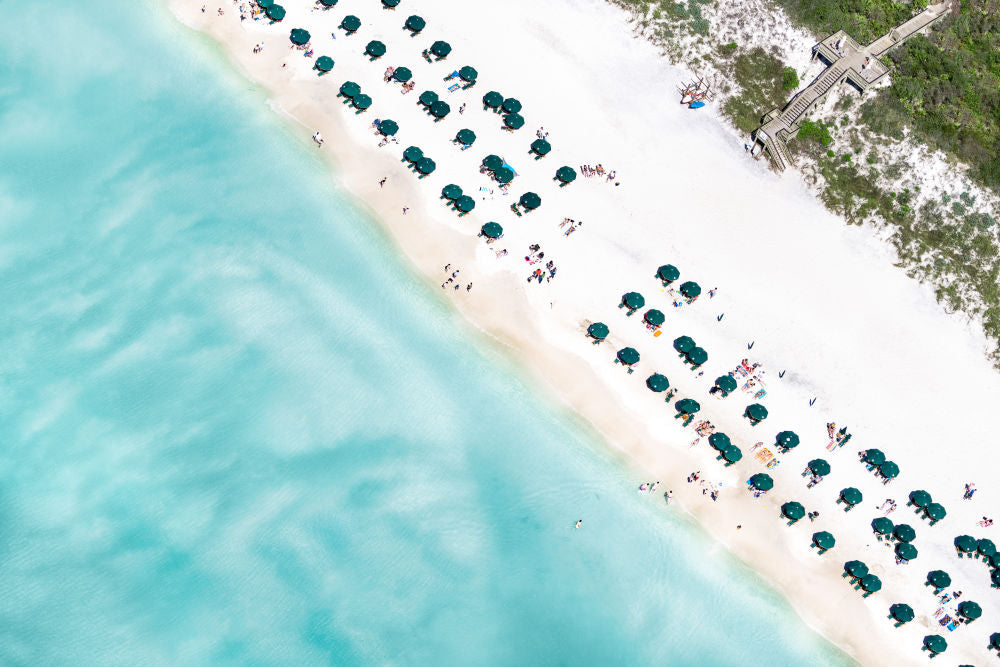 Photography by Gray Malin of Rosemary Beach Umbrellas, 30A Florida
