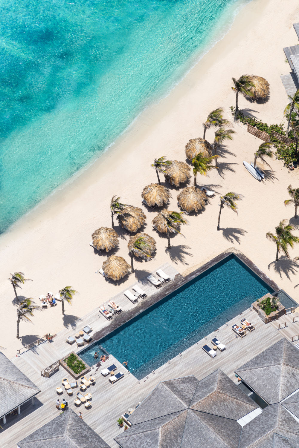 Photography by Gray Malin of Rosewood Le Guanahani Vertical, St. Barths