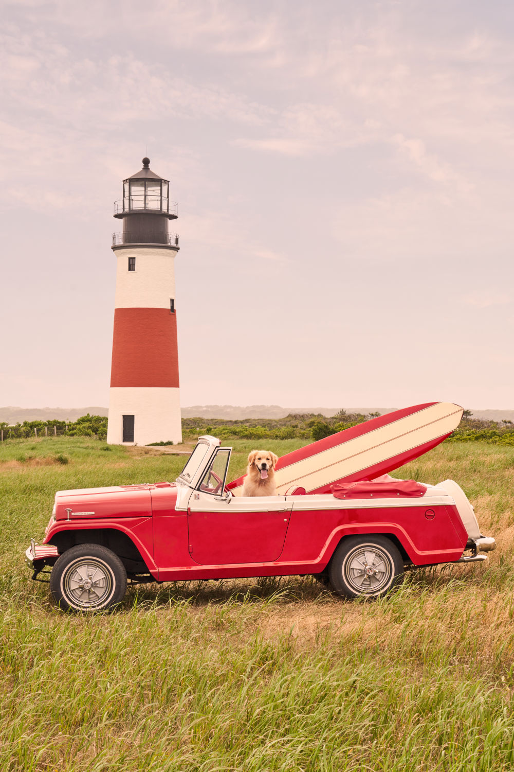 Photography by Gray Malin of Sankaty Head Lighthouse Vertical, Nantucket