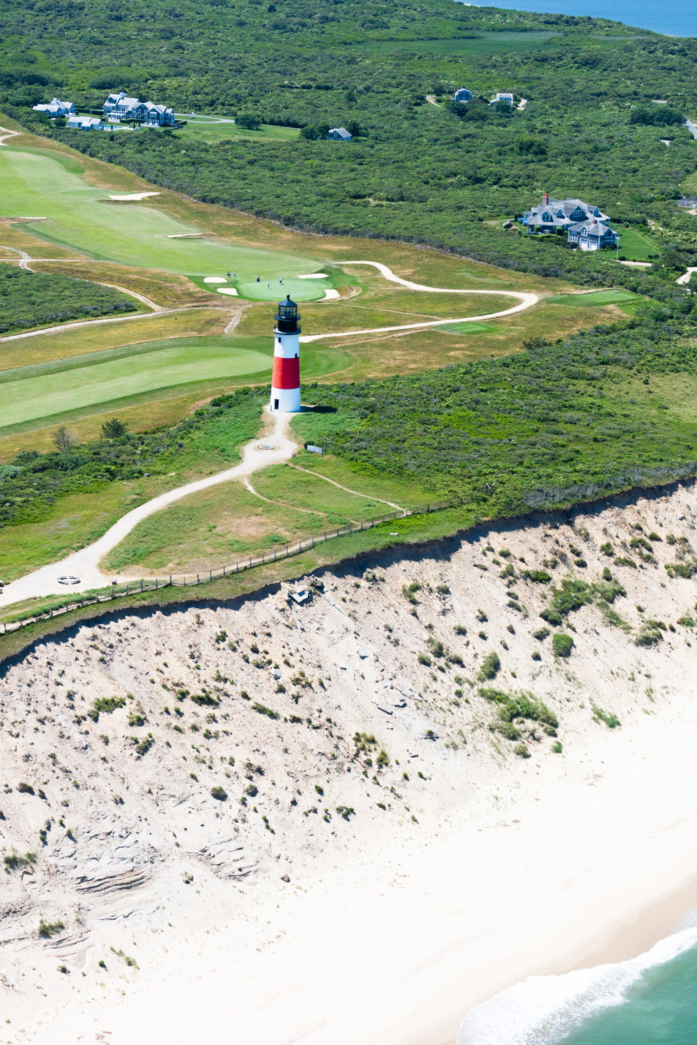 Photography by Gray Malin of Sankaty Head Lighthouse, Nantucket
