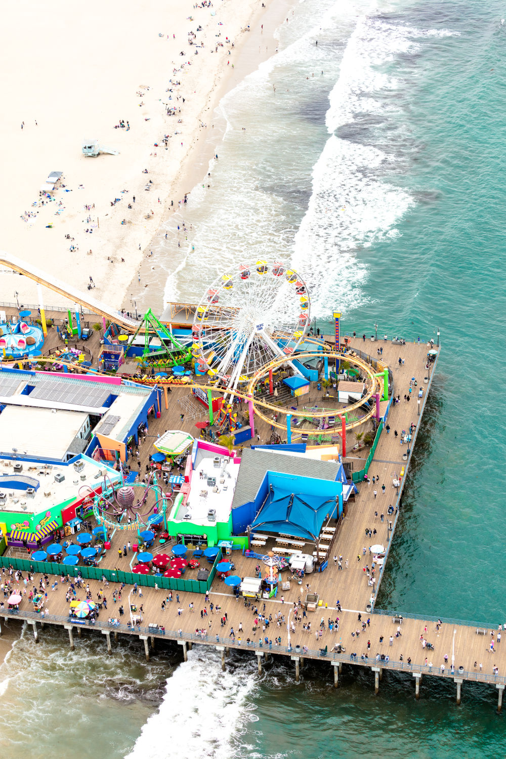 Photography by Gray Malin of Santa Monica Pier I