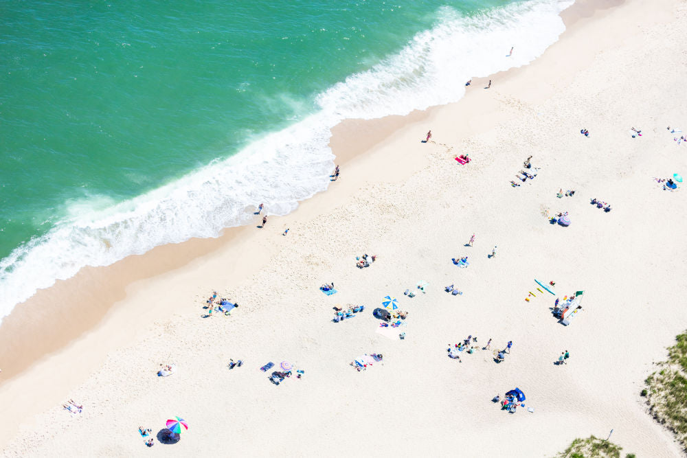 Photography by Gray Malin of Sconset Beach, Nantucket