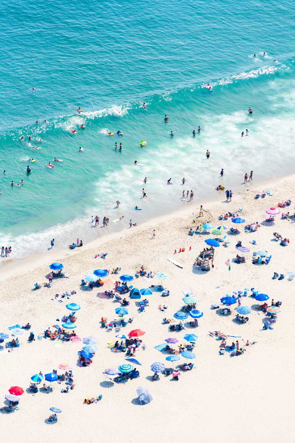 Photography by Gray Malin of Sea Girt Beach Vertical, New Jersey