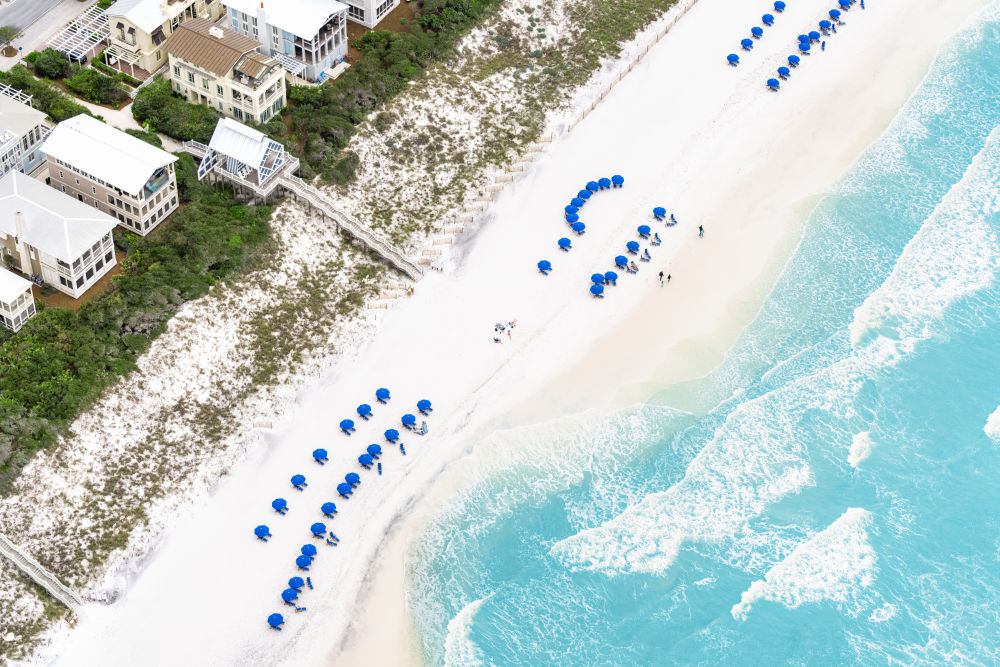 Photography by Gray Malin of Seaside Pavilion, 30A Florida