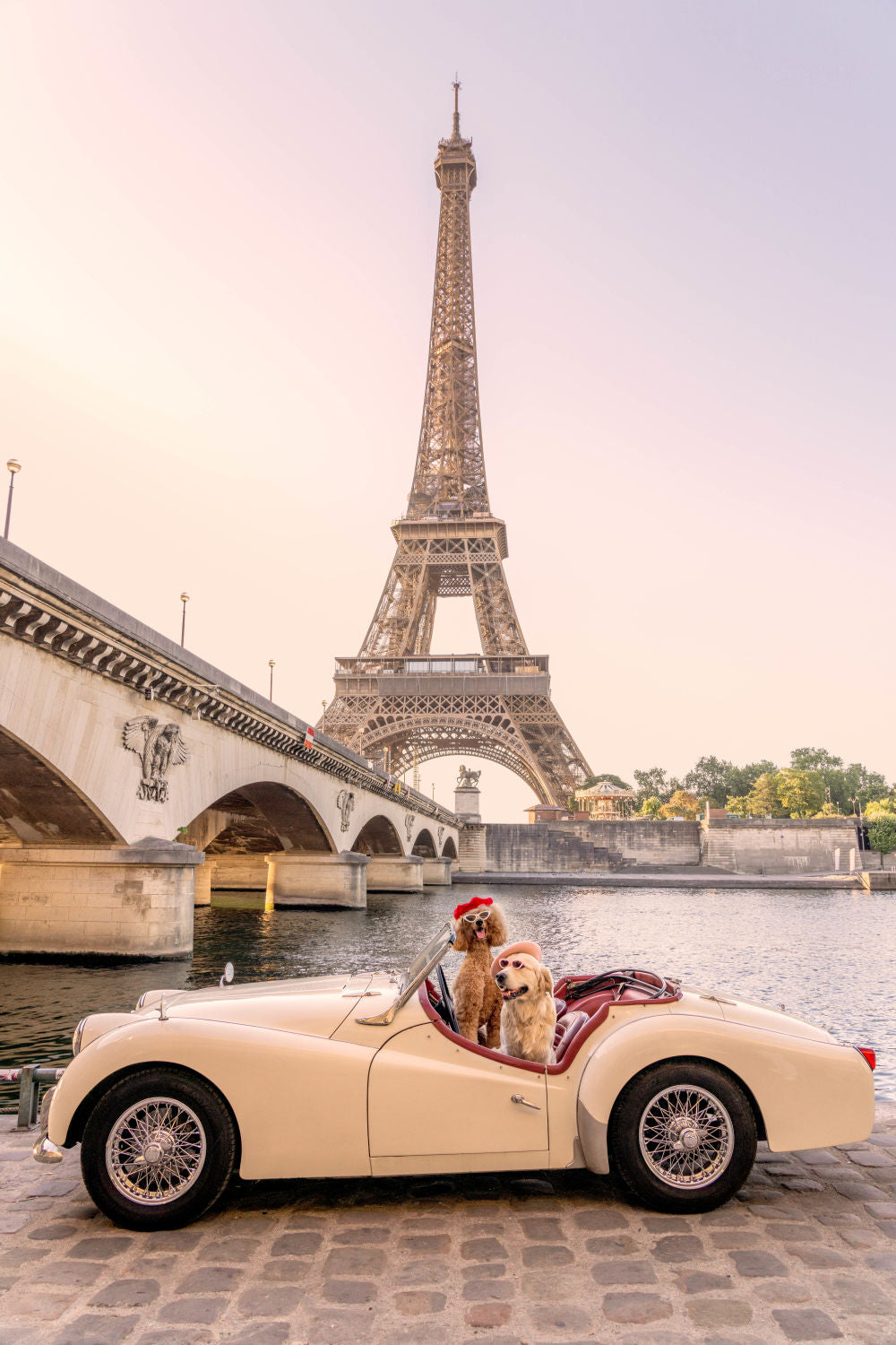 Photography by Gray Malin of Seine Sweethearts, Paris