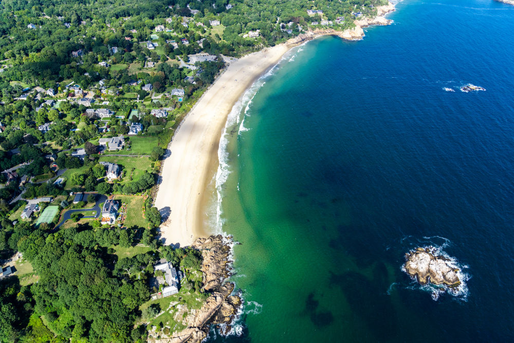 Photography by Gray Malin of Singing Beach, Manchester-by-the-Sea