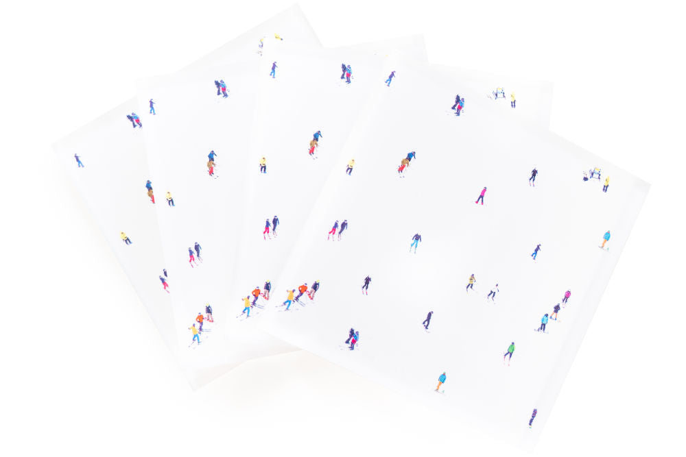 The Ski Coaster Set by Gray Malin