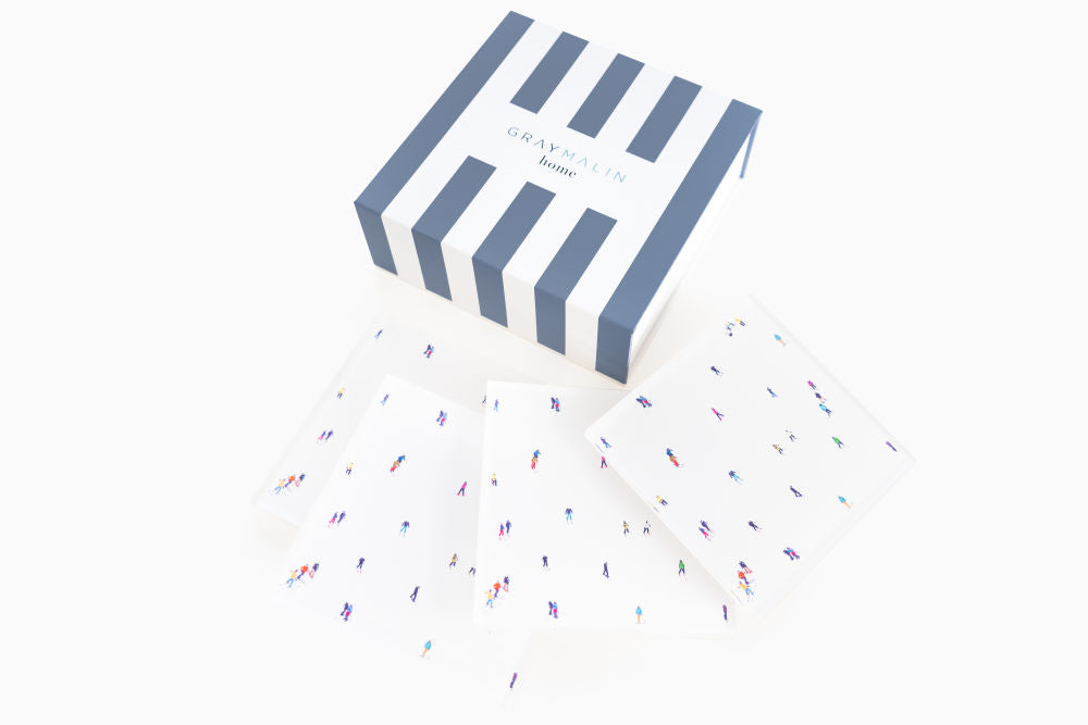 The Ski Coaster Set by Gray Malin