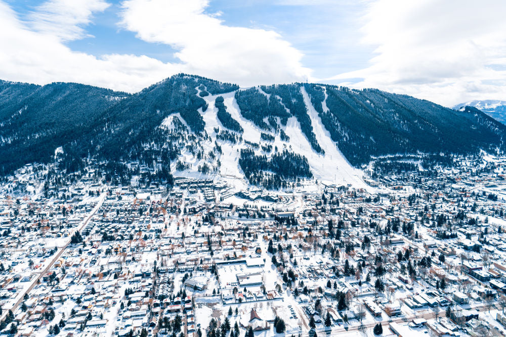 Photography by Gray Malin of Snow King Mountain, Jackson Hole