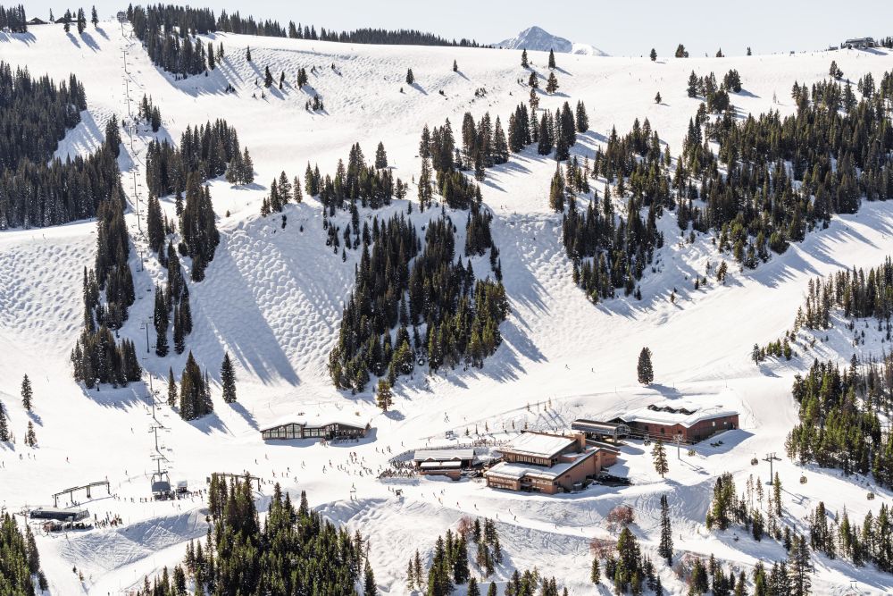 Photography by Gray Malin of Snowy Slopes, Mid-Vail