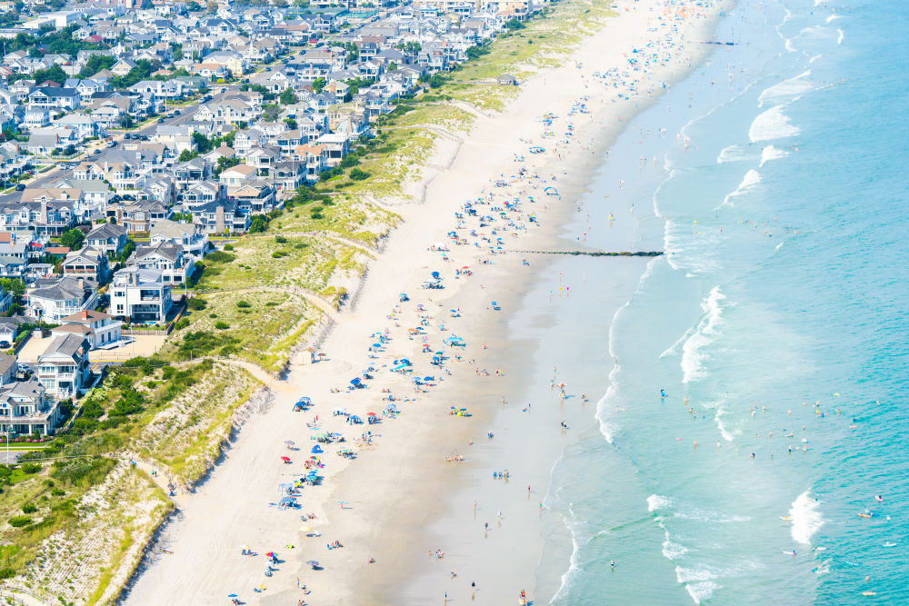 Photography by Gray Malin of Stone Harbor Beach, New Jersey