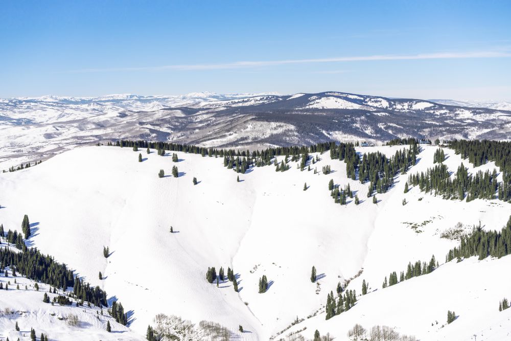 Photography by Gray Malin of Sun Down Bowl, Vail
