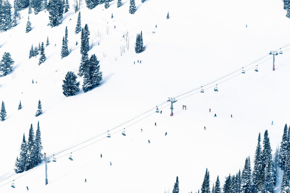 Photography by Gray Malin of Sundog Ski Run, Jackson Hole
