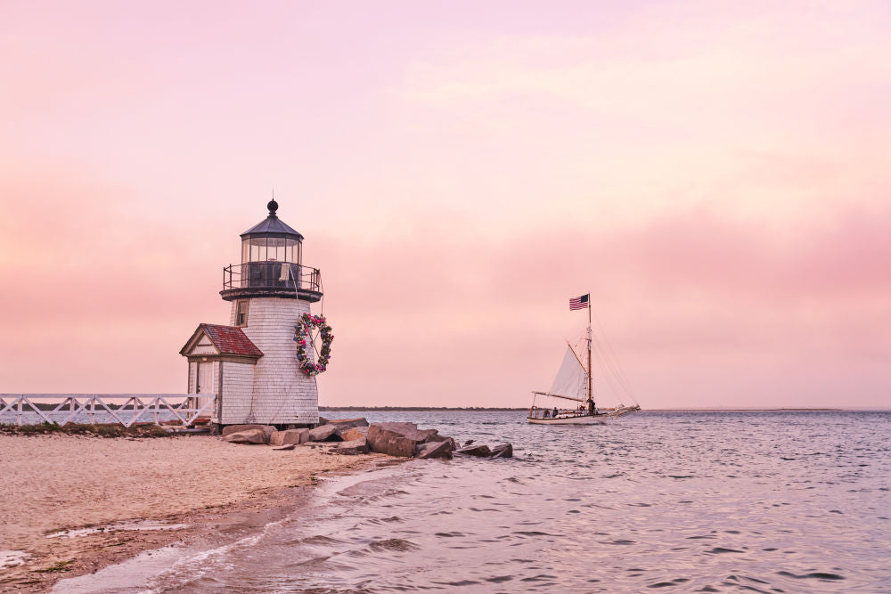 Photography by Gray Malin of Sunset Sail, Nantucket