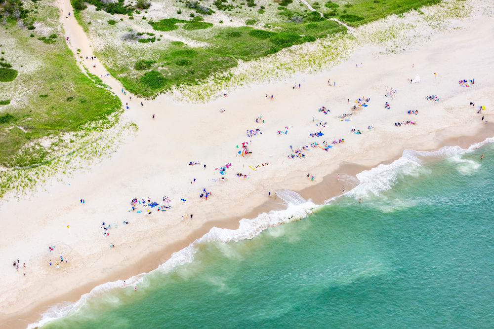 Photography by Gray Malin of Surfside Beach Diagonal, Nantucket