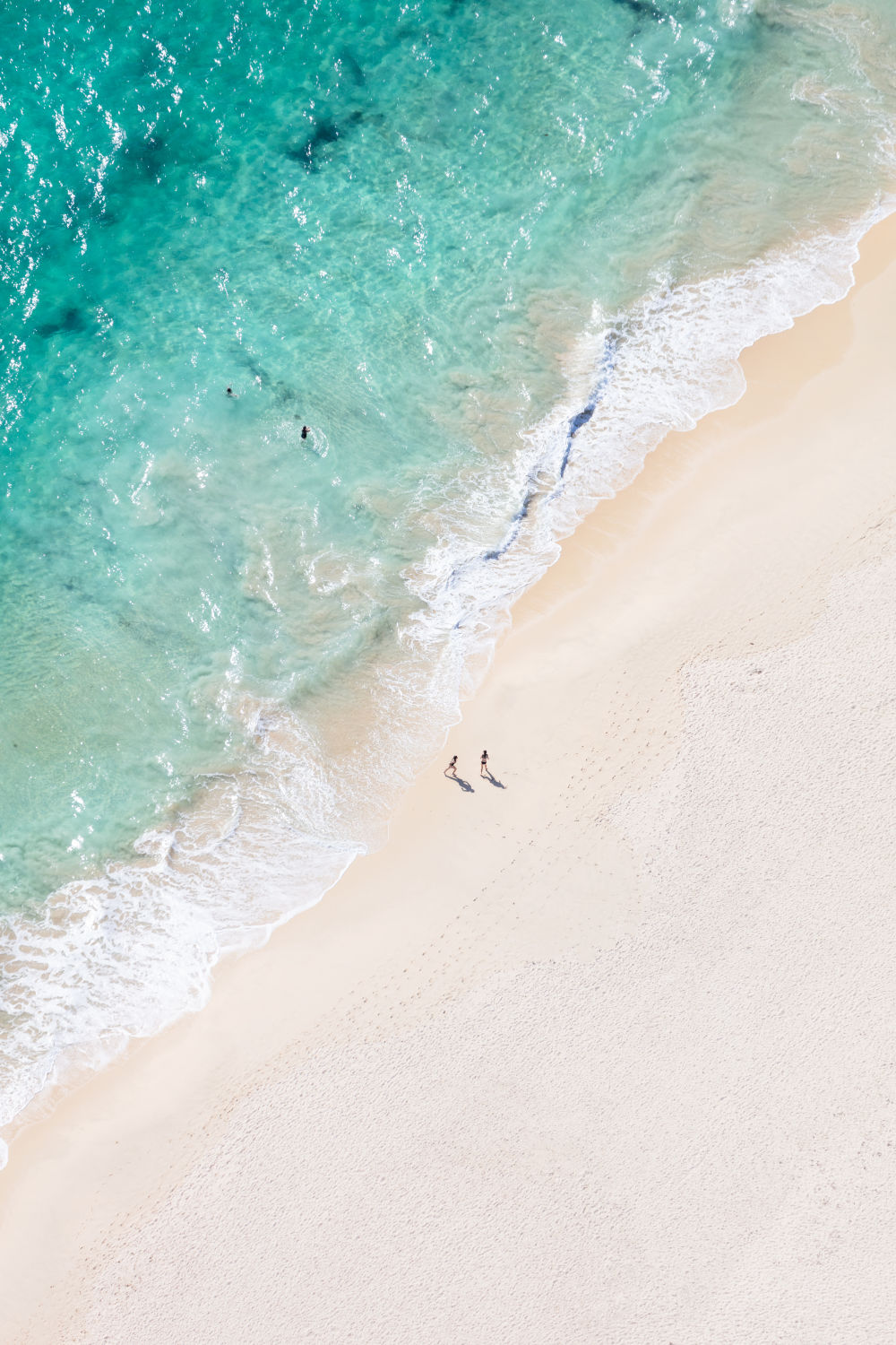 Photography by Gray Malin of Swanbourne Beach Stroll Vertical, Perth