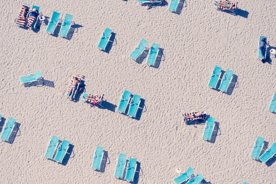 Photography by Gray Malin of Teal Chairs