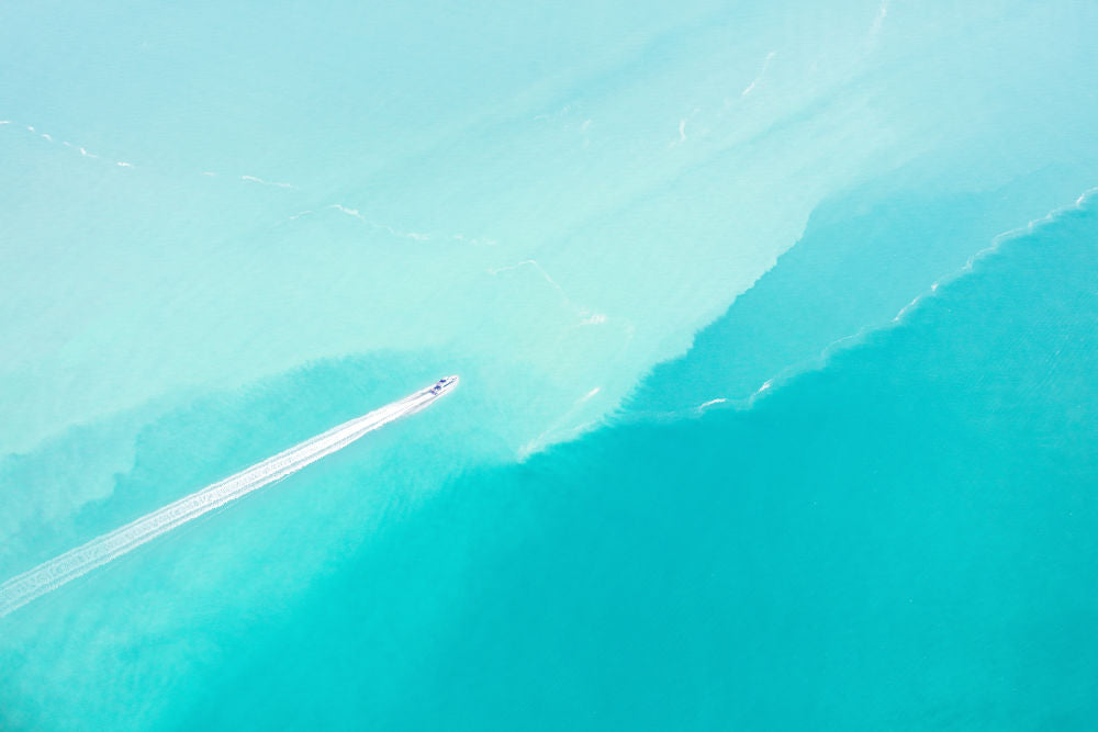 Photography by Gray Malin of Teal Waters, Abel Tasman National Park, New Zealand