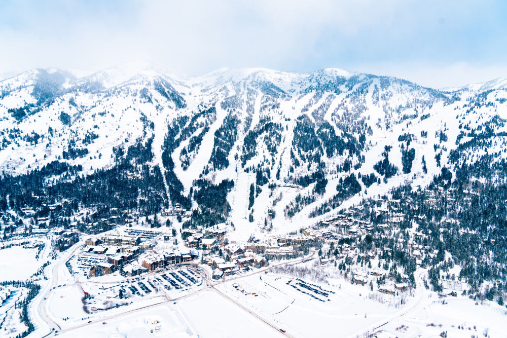 Photography by Gray Malin of Teton Village, Jackson Hole