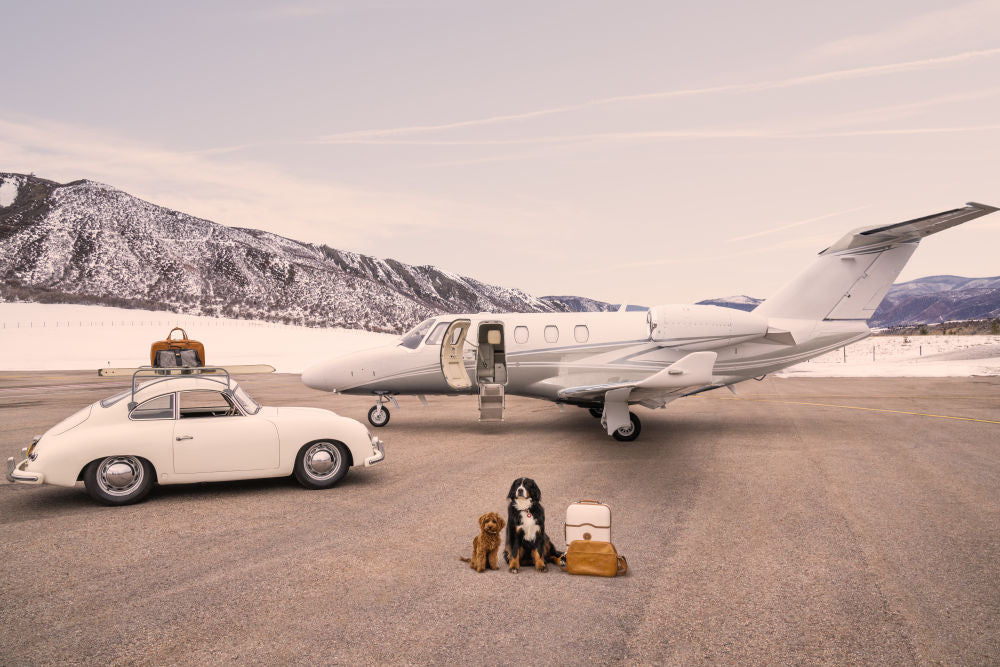 Photography by Gray Malin of The Arrival, Aspen Private Airport