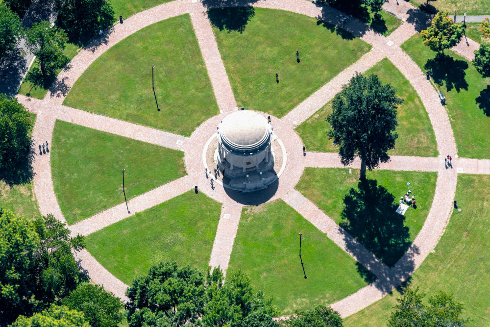 Photography by Gray Malin of The Bandstand, Boston Common