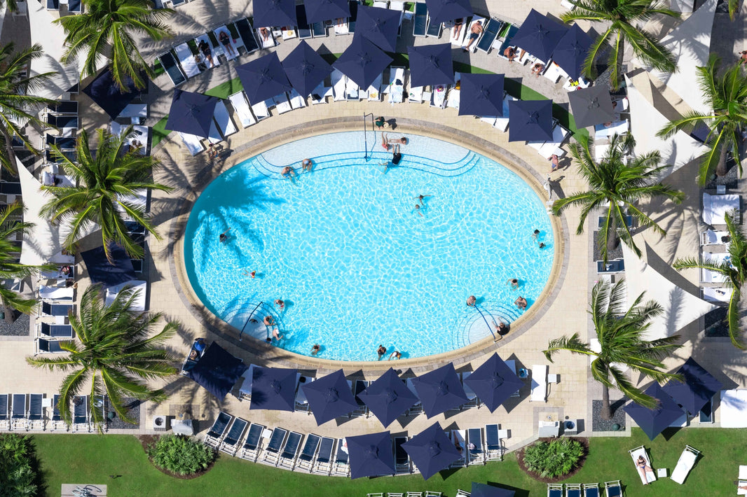 Photography by Gray Malin of The Boca Raton Beach Club Pool, Boca Raton