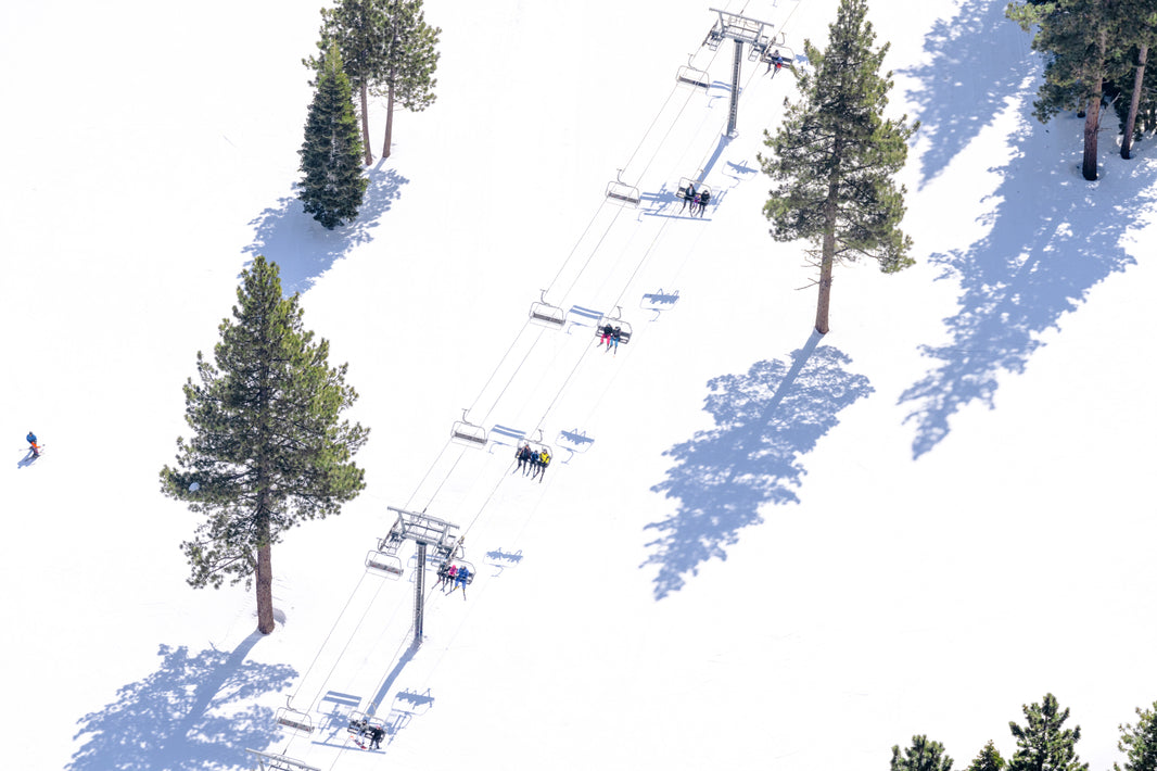 Photography by Gray Malin of The Chairlift, Lake Tahoe