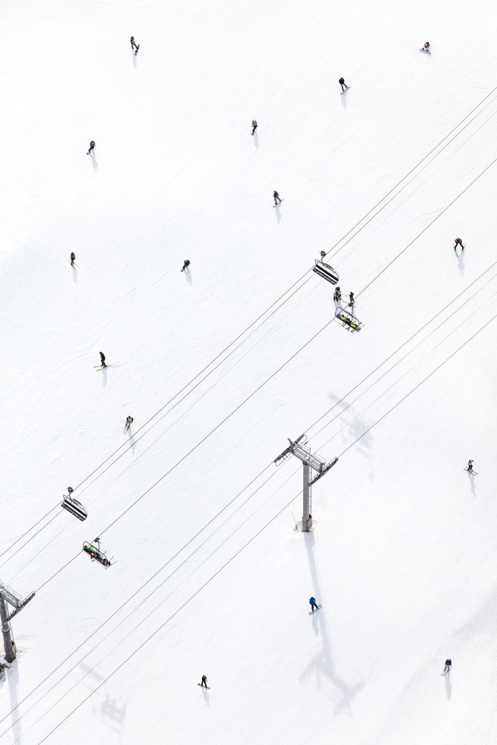 Photography by Gray Malin of The Chairlift, Snowmass