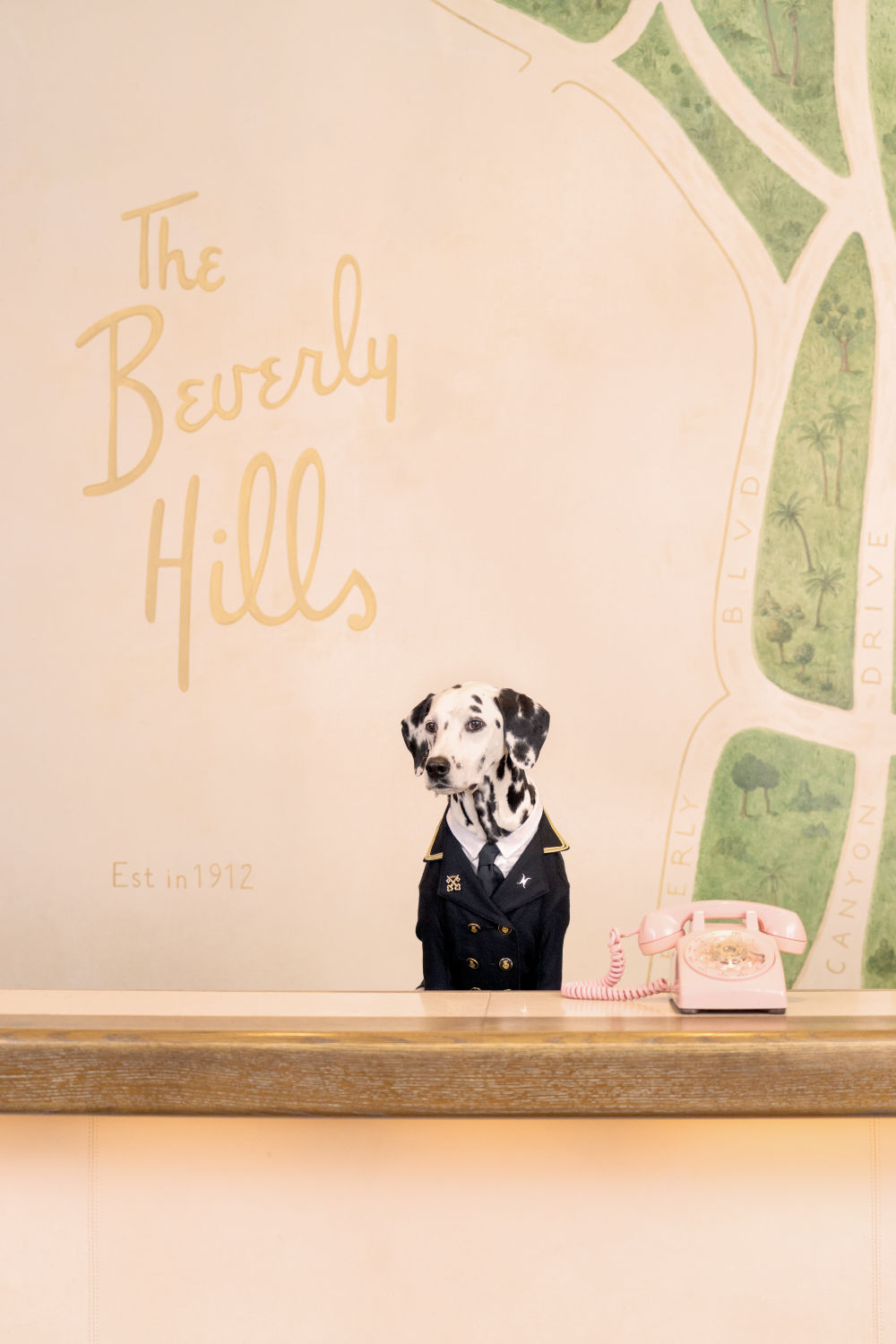 Photography by Gray Malin of The Concierge, The Beverly Hills Hotel